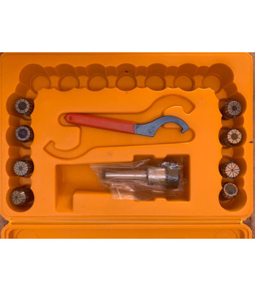 Collet chuck for metal mill machine to do precision metal working