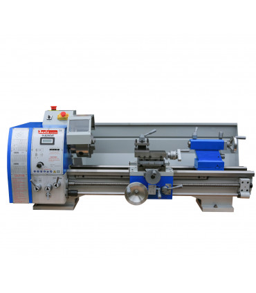 Lathe PLB-290-VF have variable speed and metal gears , its a precision metal lathe